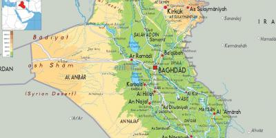 Peta dari Irak geografi