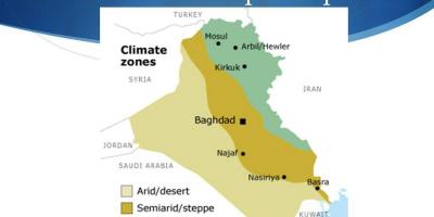 Peta dari Irak iklim