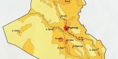 Peta dari penduduk Irak