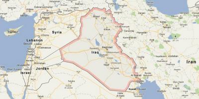 Peta dari Irak